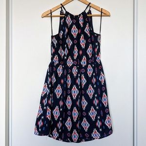Geometric print dress